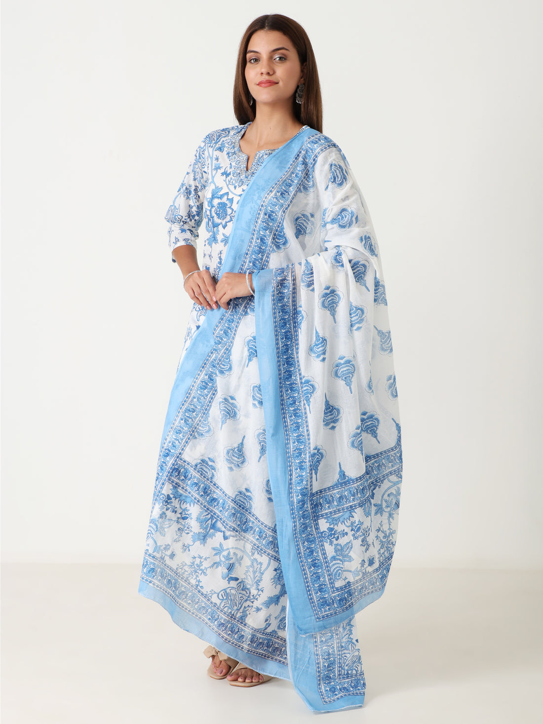 Best cotton kurti with dupatta under 999 – comfortable daily use