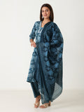 Elegant cotton kurti with dupatta  – party outfit