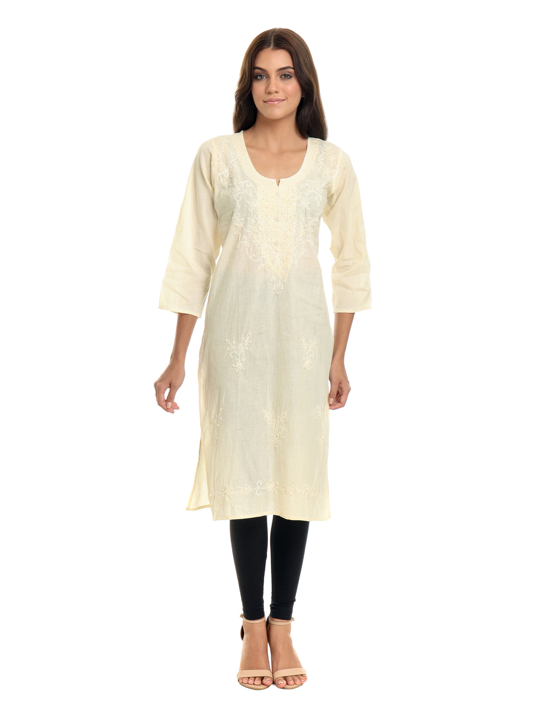 Affordable chikankari kurti for women under 300 – Varnnan wear