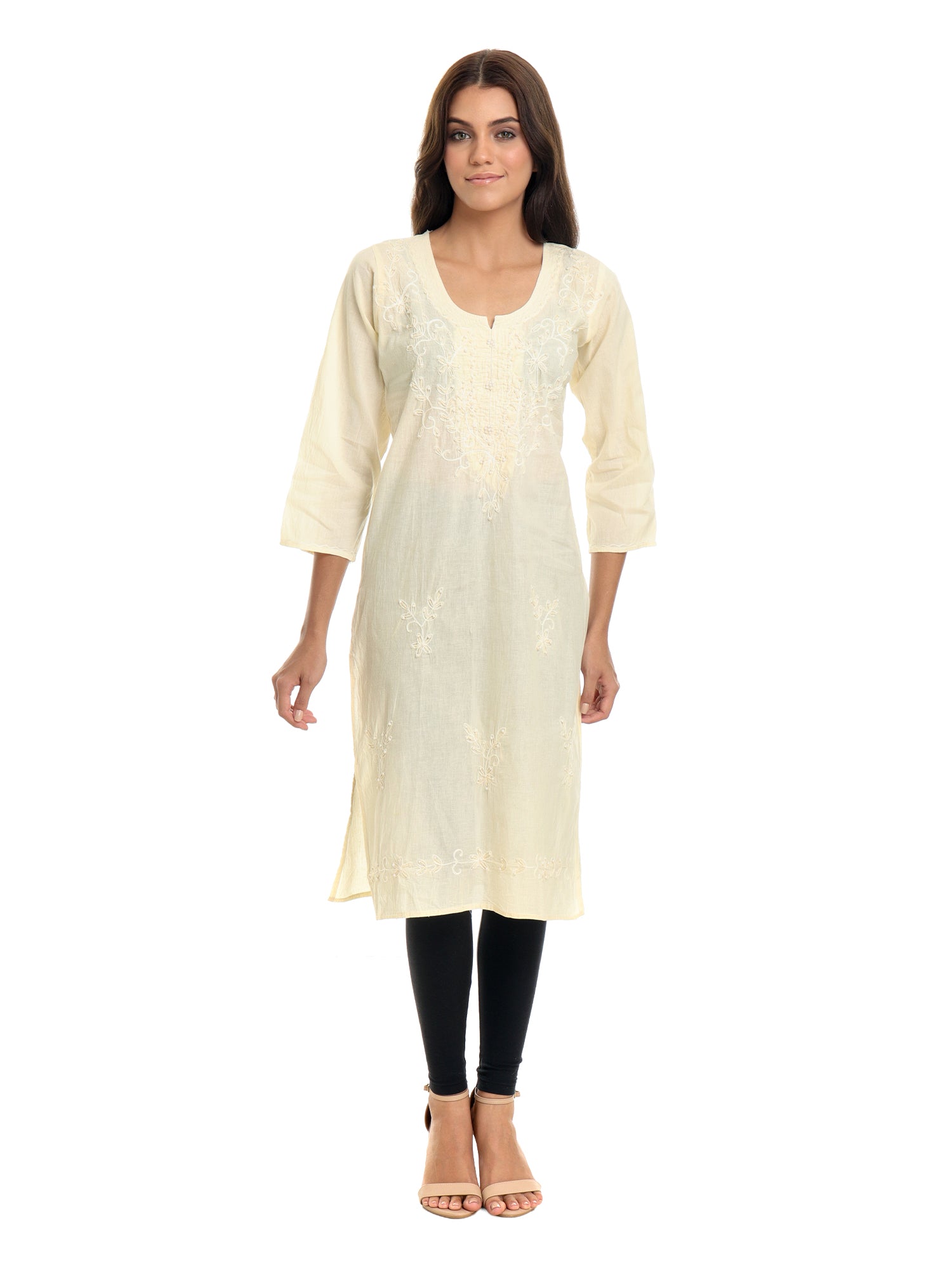 Affordable chikankari kurti for women under 300 – Varnnan wear