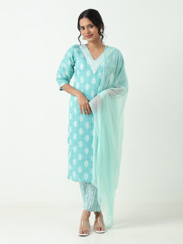 Varnnan Cotton Calm – Sky Edition  | Cotton Kurti For Women | Stylish Kurti Online | Varnnan