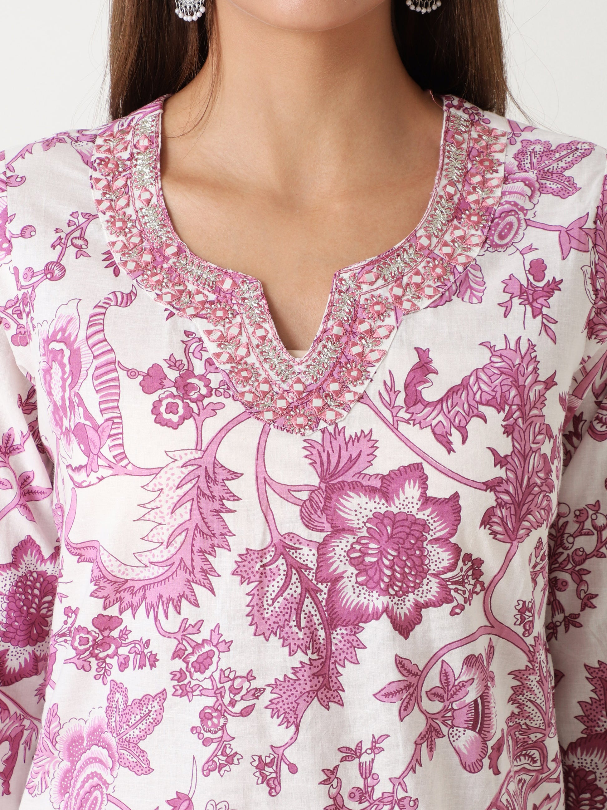 Lightweight cotton kurti with dupatta under 900 – perfect for summer
