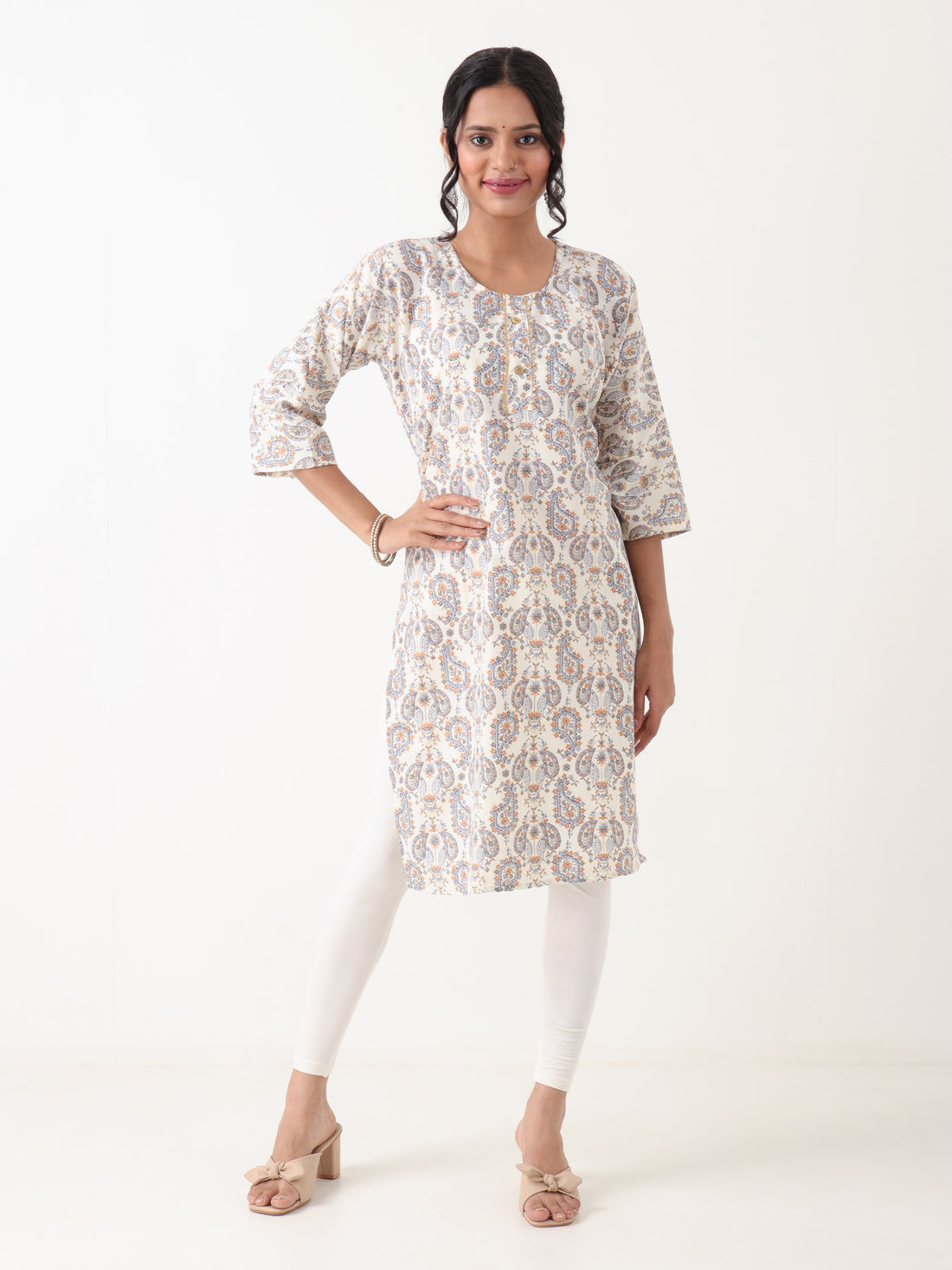 Printed Rayon Kurti for Women – Varnnan