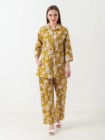 Varnnan Green Grace Co-ord Set | Cotton Kurti For Women | Stylish Kurti Online | Varnnan