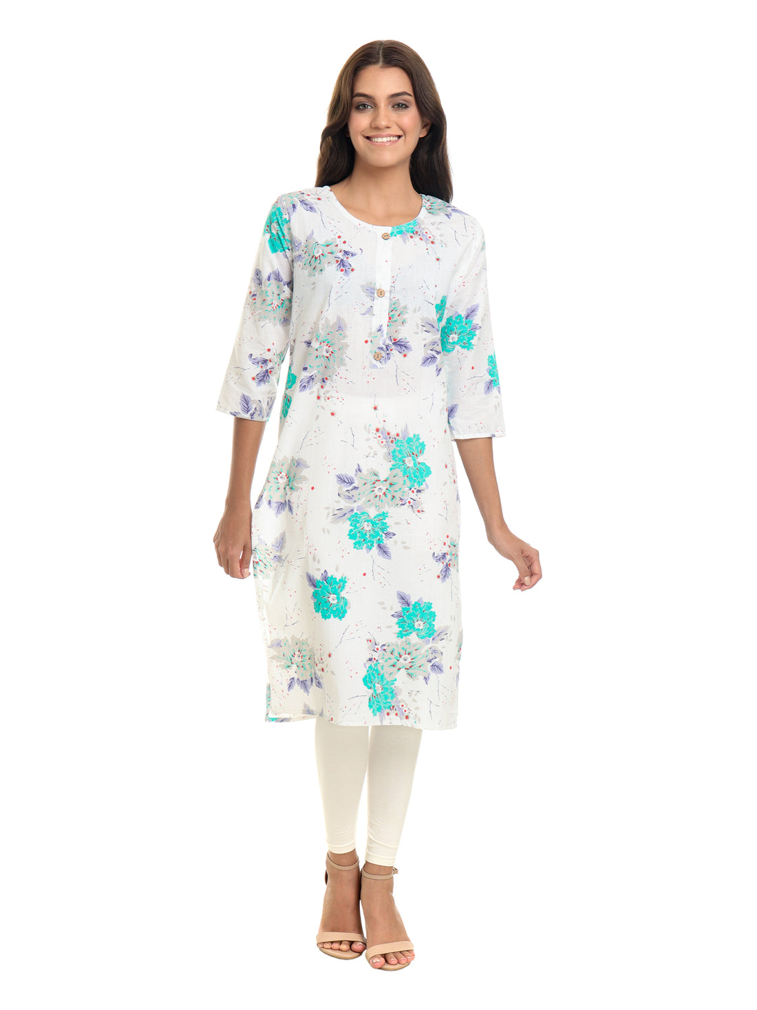 Best cotton floral print kurti for women under 300