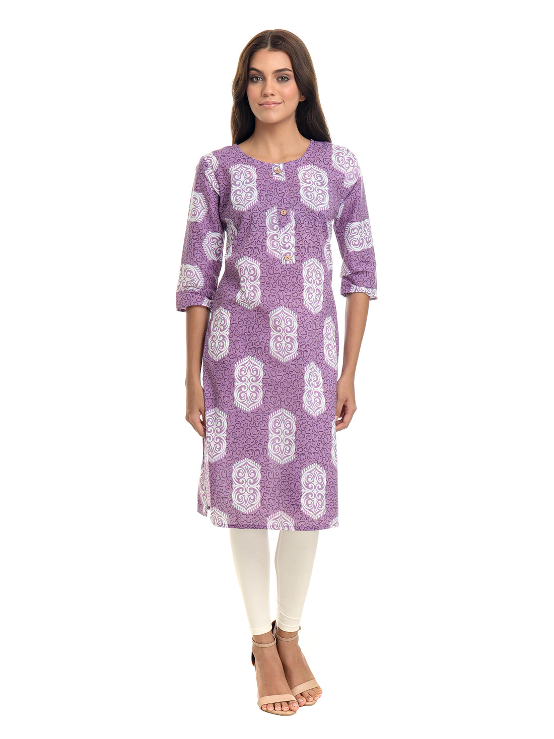 Simple cotton printed kurti for women under 300 – casual outfit