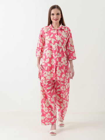 Varnnan Pastel Petals Co-ord Set | Cotton Kurti For Women | Stylish Kurti Online | Varnnan