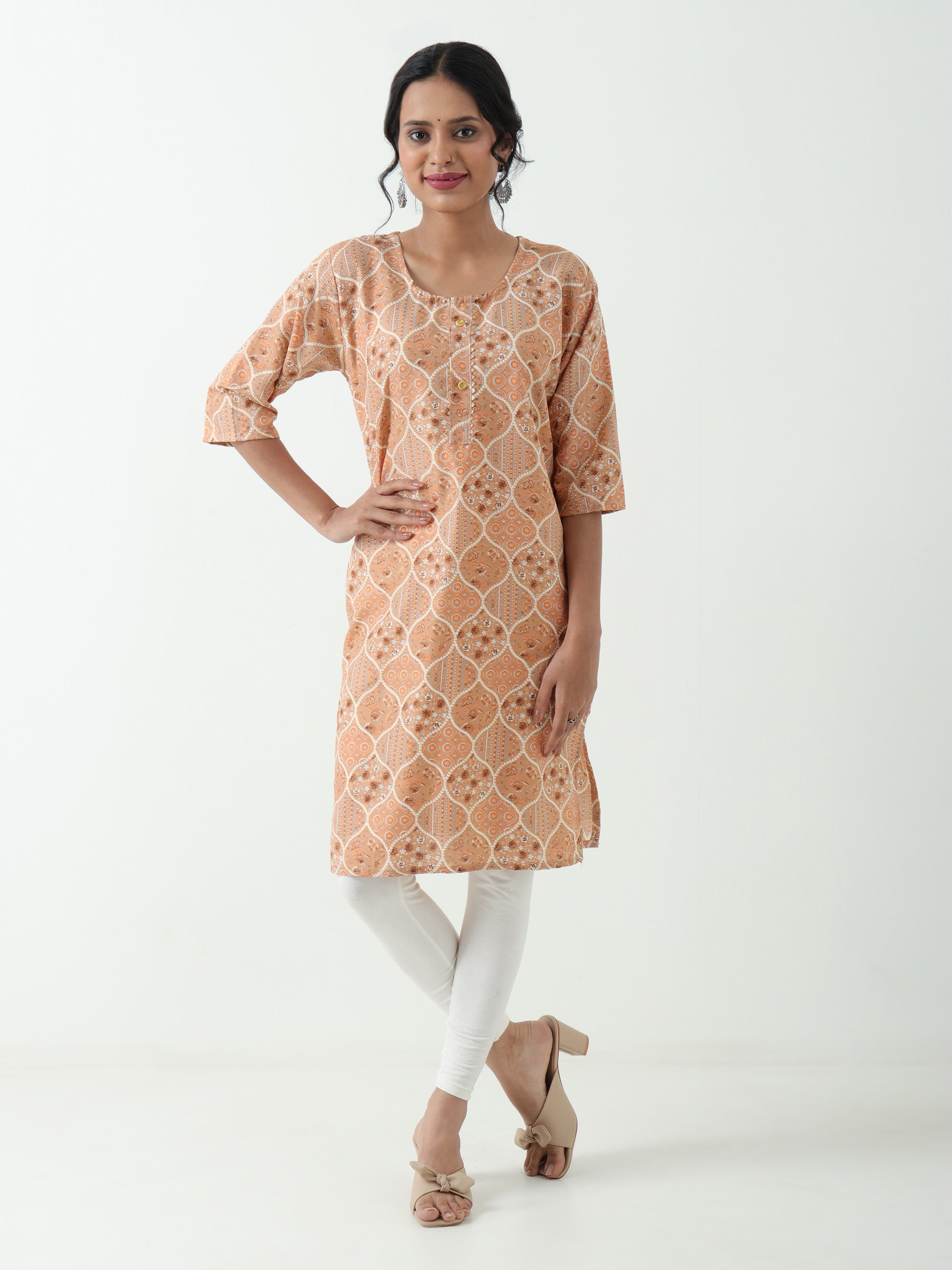printed kurti for office wear