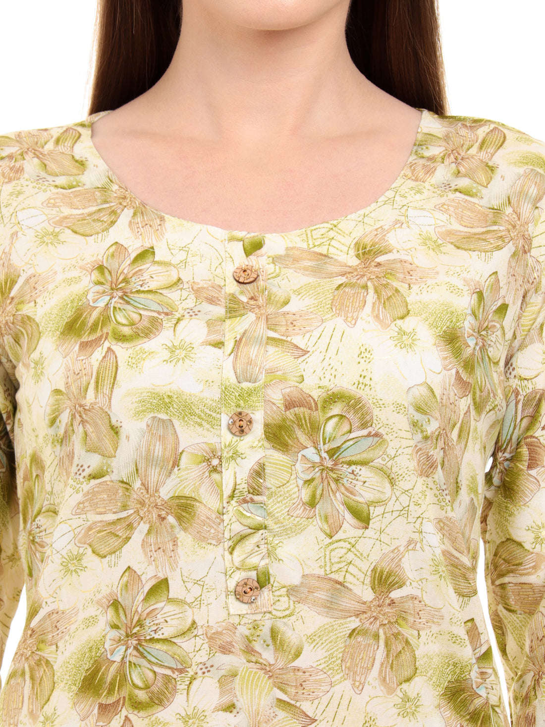 Varnnan Spring Touch Printed Kurti | Rayon Kurti For Women | Stylish Kurti Online | Varnnan