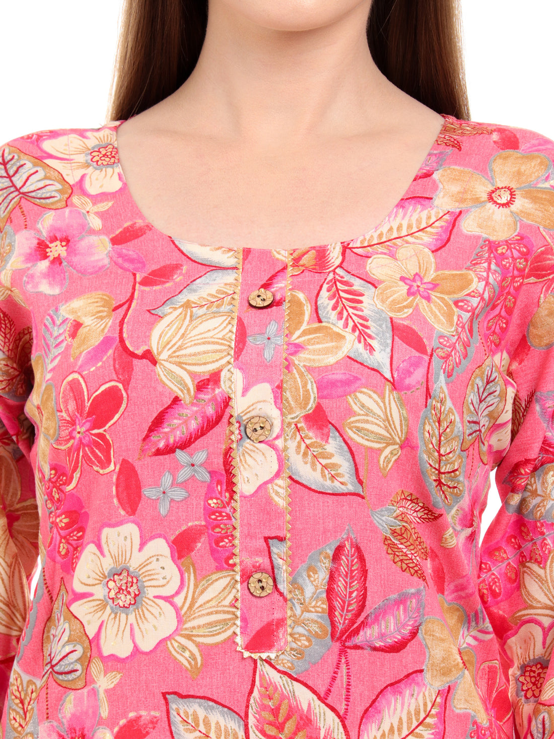 Varnnan Blossom Charm Kurti | Rayon Kurti For Women | Stylish Kurti Online | Varnnan