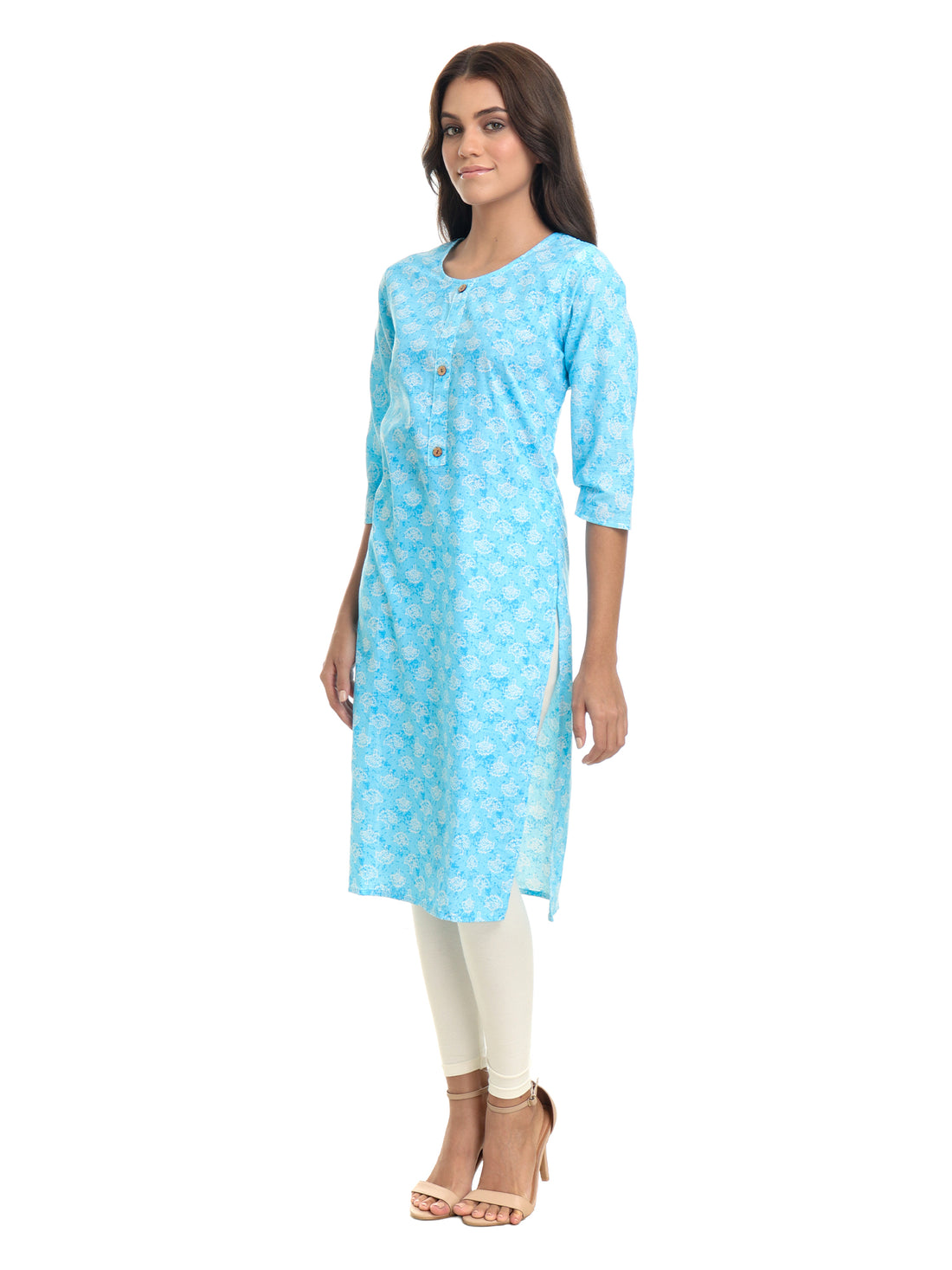 Varnnan Cloud Mist Cotton Kurti | Cotton Kurti For Women | Stylish Kurti Online | Varnnan