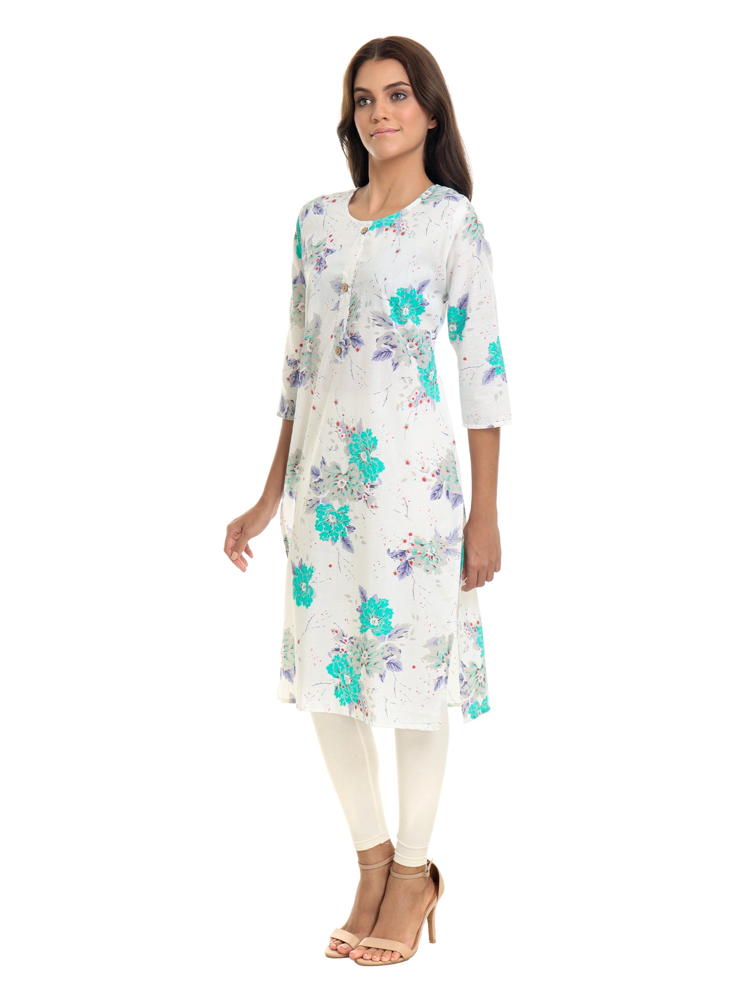 Floral Printed cotton kurti for women under 300 – stylish wear