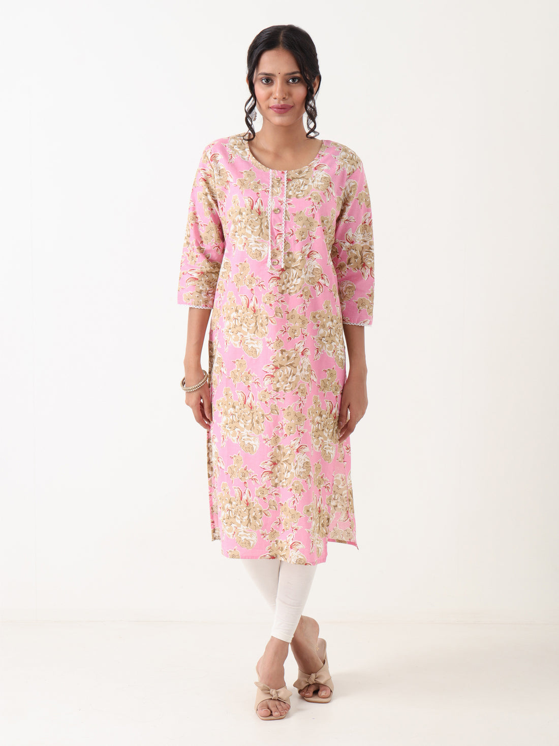 Varnnan Cotton Blossom Single Kurti | Cotton Kurti For Women | Stylish Kurti Online | Varnnan