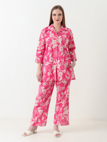 Varnnan Rosewhite Co-ord Set | Cotton Kurti For Women | Stylish Kurti Online | Varnnan