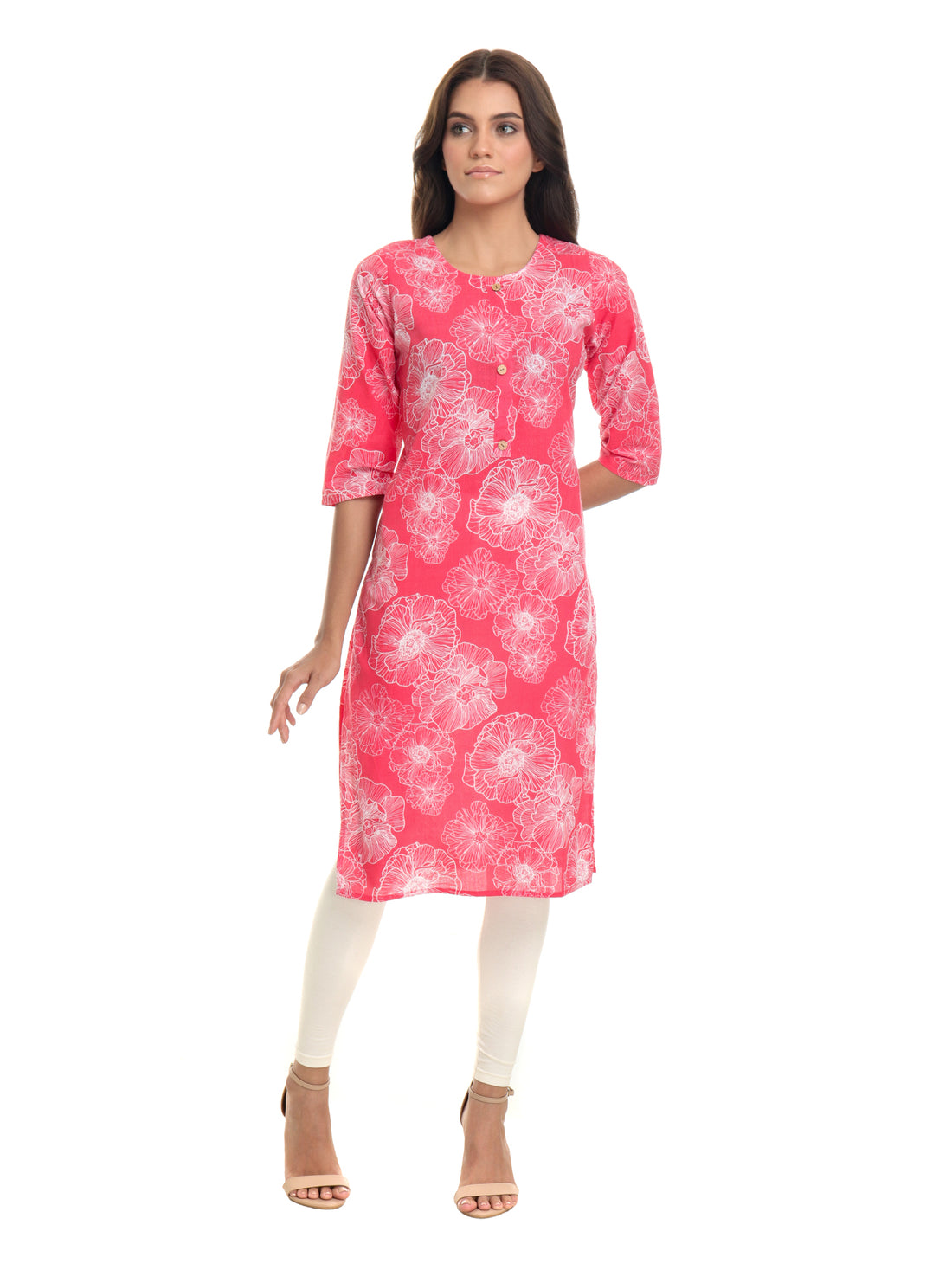 Stylish printed cotton kurti for women under 300 online