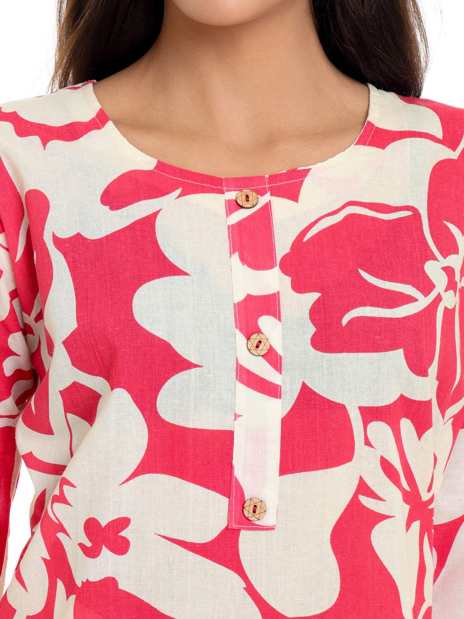 Comfortable cotton printed kurti for women under 300 – casual outfit